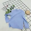 Roupas Infantis Outono e Inverno Blusa Versátil Espessada Gola Média Camada Base Meninos e Meninas Camiseta Manga Longa Cor Doce