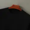 Suéter Fino de Manga Corta para Hombre 100% Lana Pura Cuello Redondo Camiseta de Punto Base para Jóvenes Ropa Interior Base Interior