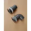 Conector de drenaje de cabeza plana para acuario con codo, cabezal de drenaje de tanque de agua, codo de rosca interior y exterior, drenaje de acuario, descarga fuerte, desbordamiento