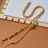 Collar de Cuerda Trenzada de Ocho Hilos Hecho a Mano Cordón Producto Semi-Terminado Cadena para Suéter Accesorios DIY 70cm Nylon Ajustable