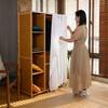 Cortina Vedação à Prova de Poeira para Porta de Armário, Cortina para Cobrir Guarda-Roupa, Cortina para Porta de Estante de Livros Diversos, Cortina Transparente