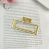 Clip de metal coreano para la cabeza, accesorio para el cabello con bola y lazo pequeño de aleación, ideal para flequillo de celebridades cibernéticas.