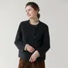 Abrigo Suelto para Mujer, Estilo Corto Petite, Elegante de Alta Gama, Nueva Moda Otoño e Invierno, Abrigo de Lana Doble Cara