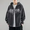 Sudadera con capucha para hombre, nueva sudadera de moda estilo americano para primavera y otoño 2023, chaqueta con cremallera para adolescentes