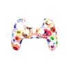 Cubierta protectora para mando de PS5 Cubierta de silicona camuflada para PS5 Piel con proceso de transferencia de agua para la mano Cubierta protectora para PS5