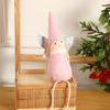 Muñeco de ángel transfronterizo, adorable niña de piernas largas, adorno navideño, colgante de ángel de peluche de dibujos animados.