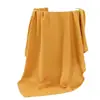 Manta Envolvente de Algodón de Bambú para Bebé Capa Única/Doble Gasa Color Sólido Manta Infantil Toalla de Baño Manta Envolvente Anti-Sobresalto Comercio Exterior