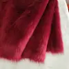 Suministro en Stock de Tela de Piel Sintética de Zorro Pequeña de 5 cm, Material de Felpa Larga, Tela para Alfombra de Pelo Largo de 5 cm, Ropa de Piel Sintética