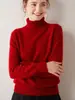 Nuevo Suéter de Cachemir de Punto para Mujer Otoño e Invierno 2026, Cuello Alto, Estilo Perezoso, Manga Larga, Sencillo y Versátil