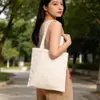 Bolsas de Lienzo Personalizadas con Impresión de Logo, Bolsas de Tote de Algodón, Hechas a Medida para Instituciones, Bolsas de Compras Ecológicas para Graduación