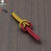 Joyería hecha a mano con nudo Gankun, hebilla de cuerda, collar con nudo de mandala de girasol, accesorios de cordón, accesorios colgantes con borlas