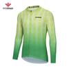 Ropa de ciclismo de manga larga transpirable para hombre, ropa de ciclismo de exterior de otoño, con cremallera fina, para ciclismo de carretera, venta al por mayor