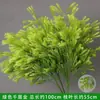 Ramo de Plantas Verdes para Boda, Hojas de Árbol, Espárrago, Arreglo Floral, Hierba de Planta, Decoración de Salón de Bodas, Hojas Verdes, Arreglo Floral Artificial