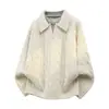 Suéter Juvenil Delgado Estilo Nuevo 2026 para Hombre, Falso Dos Piezas, Cuello Redondo Pullover, Holgado, Estilo Pareja, Tejido, Color Sólido