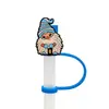 Protector de pajita de silicona de dibujos animados compatible con botellas de agua Stanley, tapa de pajita a prueba de polvo y manchas, decoración de regalo de Navidad