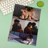 Carpeta engrosada en forma de L hecha a medida A4/A5 mini campus cultural y creativo carpeta de una sola página carpeta de documentos de plástico con patrones impresos personalizados