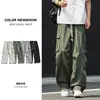 Pantalones de Trabajo Modernos Estilo Americano para Primavera y Verano, Corte Holgado, Talla Grande, Pierna Recta, Pantalones Deportivos Casuales para Hombre, Pantalones Largos Modernos de Pierna Ancha