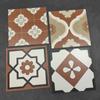 Azufaifo rojo azulejos retro 300x 300 medieval Ji feng casa de huéspedes restaurante azulejos de piso antideslizantes de cerámica completa azulejos de balcón
