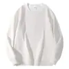 Nueva sudadera con cuello redondo, engrosada y forrada de forro polar para otoño e invierno para hombre, estilo callejero americano de alta calidad, sudadera unisex de forro polar zorro plateado pesado
