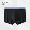 100 Peças Roupa Íntima Masculina Tipo Algodão Penteado Cueca Boxer de Algodão 7A Seda de Amora Fundilho Antibacteriano Tamanho Grande Cuecas Boxer Masculinas
