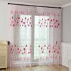 Pantalla de ventana transparente impresa de comercio exterior Amazon AliExpress ebay nuevos productos al por mayor cortina racimo flor