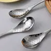 Cuchara para Koi de Acero Inoxidable 304 Cuchara Creativa con Cola de Pez Cuchara para Comer de Adulto para el Hogar Cuchara para Beber Venta al por Mayor