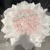 99 Gato Gatito Ramo de Rosas Beso de Hada Flores de Simulación Conservadas Confesión Regalo de Cumpleaños para Niñas Mejores Amigas