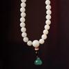 Fábrica Shenglian DIY Pulseira de Bodhi Xingyue com Bodhi de Jade Branco Contas para Rosário Especificação 6 x 8 Decorações para Homens e Mulheres
