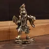 Estátua de Latão do Buda Vivo Ji Gong, Ornamento de Mesa, Decoração de Escritório, Escultura de Latão, Artesanato de Buda, Decoração de Arte de Mesa de Latão