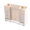 Portapalillos de Pared para Uso Doméstico, Contenedor de Palillos sin Taladro con Drenaje, Caja Gruesa para Guardar Utensilios de Cocina y Cucharas, Gran Capacidad