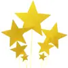 Decoração de Bolo Dia dos Namorados Glitter Kit Amor Vermelho Tamanho Cartão de Amor Estrela de Cinco Pontas Plug-in de Aniversário