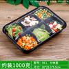 Caja Desechable Limpia para Verduras Caja de Empaque para Verduras Caja para Verduras Frías y Comida Cocinada Cuadrada con Tapa Caja de Plástico Anti-vaho con Recorte para Frutas