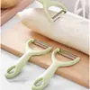Cuchillo Pelador de Acero Inoxidable para Uso Doméstico, Pelador de Patatas, Pelador de Manzanas y Melones, Cuchillo Pelador Multifuncional de Frutas para Cocina