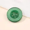 Botones de resina translúcida de cuatro agujeros, coloridos y versátiles, botones decorativos lindos para bebés y niños al por mayor en stock