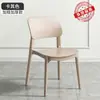 Silla de Plástico para Uso Doméstico, Silla de Comedor Engrosada, Silla de Ocio para Mesa de Comedor, Taburete Comercial Minimalista Moderno para Comedor con Respaldo