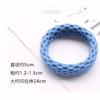 Corea del Sur Anillo Sencillo Sin Costuras para el Cabello Alta Elasticidad Cubierta de Cuero Grueso Cuerda para la Cabeza de Adulto Yiwu Venta al por Mayor Artículos de Tienda de Un Yuan