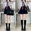 Meias Veludadas Acima do Joelho para Mulheres, Meias Finas de Verão para Panturrilha, Meias de Meia-Perna Estilo College Jk Japonês, Meias Longas