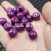 Grão de Madeira de Sugilita Imitação Contas Estilo Antigo Contas Soltas de Jade Imitação Contas Cilindricas Roxas Contas Espaçadoras Cordão Ruyi Contas para Pulseira Colar DIY