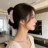 Pinza para el Cabello de Flor Rosa, Pasador Floral Dulce de Semicírculo, Accesorio para el Cabello de Flor Colorida, Pinza para el Cabello Versátil y Fresca para Mujeres