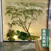 Árbol de Arce Verde Simulado Arce de Garra de Pollo Arce Marchito Paisaje Interior Sala de Té Bonsái Adorno de Árbol Falso Planta Verde Decoración de Paisajismo