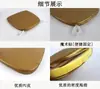Cojín para Silla de Bambú Blanco Dorado Cojín para Asiento de Silla de Boda Esponja Cojín de Piel PU Silla de Hotel Silla de Boda al Aire Libre