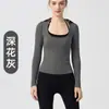 Camiseta de Manga Larga con Cuello en U Diseño Retro Otoñal Americano para Mujer, Look Adelgazante, Camiseta Interior, Top de Fitness, Cubierta para Yoga
