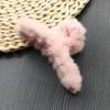 Horquilla de peluche estilo coreano para otoño e invierno, con forma de corazón para niña, horquilla para la cabeza, pinza grande para la parte superior del tiburón, pinza para el tocado