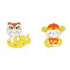 Insignia de Serpiente Pequeña Estilo Chino 2026 Año de la Serpiente Tendencia Nacional Lindo Broche para Ropa Unisex Accesorio para Bolsa Regalo de Año Nuevo para Pareja