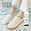 Calcetines de Verano Cortos para Mujer con Silicona Antideslizante en el Talón que no se Caen, Transpirables, de Color Sólido, Boca Ligera, Calcetines Invisible Absorbentes de Sudor para Mujer