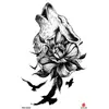 Adesivo de Tatuagem Pequena de Flor para Braço Asas de Beleza Animal Tatuagem Adesivo Tatuagem Impermeável Adesivo de Tatuagem de Flor para Braço Venda Direta de Fábrica Casa