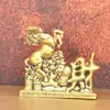 Cavalo pisando em Lingote para Ficar Rico e Atrair Riqueza, Recepção de Escritório Mesa, Sala de Estar de Casa, Ornamentos de Entrada, Presentes e Artesanato