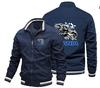 23 Chaqueta de béisbol de motocicleta de estilo elegante de tendencia europea y americana, traje informal holgado deportivo de gran tamaño, abrigo de comercio exterior al por mayor