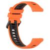 Correa de silicona con textura bicolor para reloj inteligente Jiaming 265 de Garmin, 18/22 mm