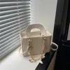 Bolsa Quadrada Pequena Bolsa de Ombro para Mulheres 2026 Verão Novo Estilo Simples para o Dia a Dia Bolsa de Mão Fashion Tendência Bolsa Transversal